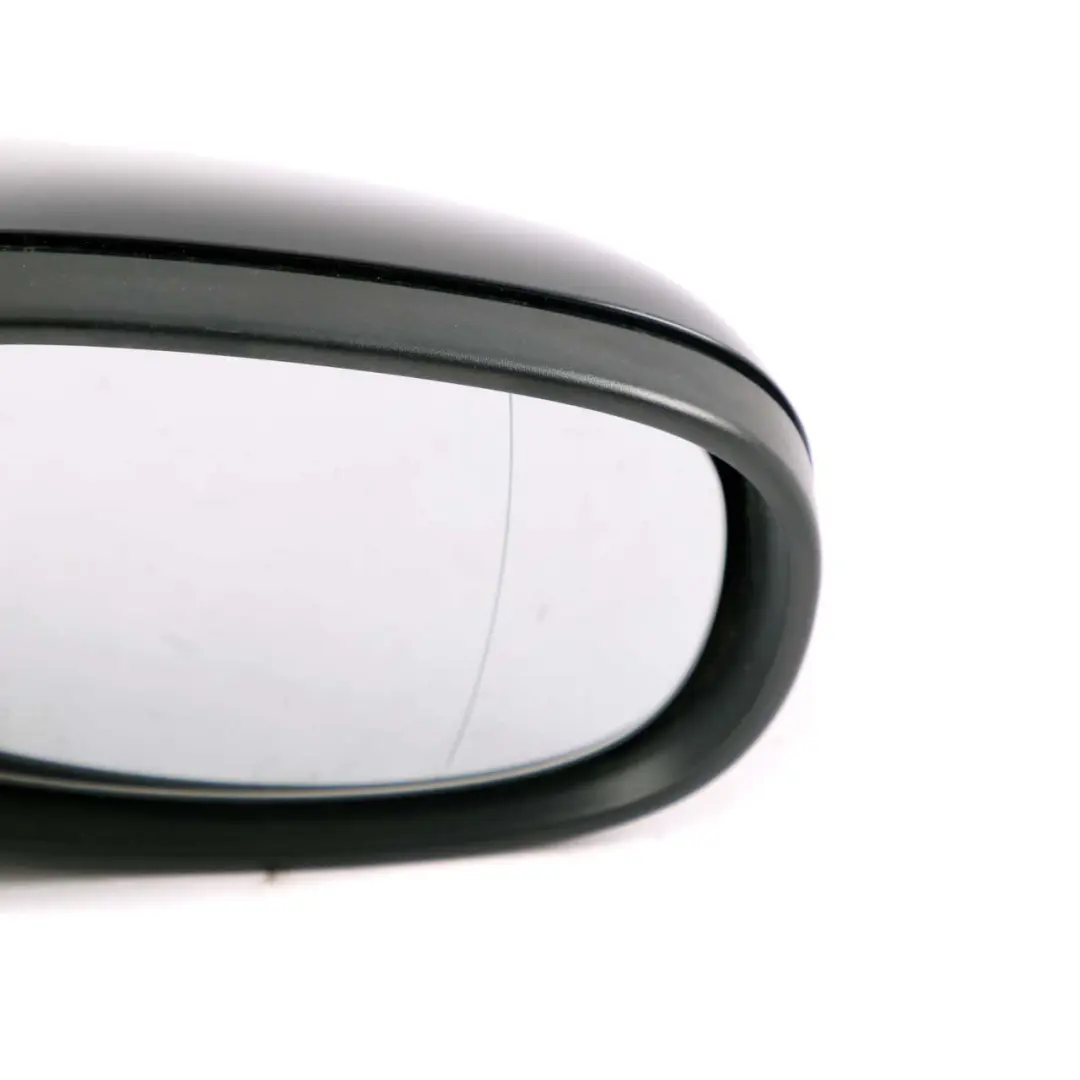 Wing Mirror Door BMW E81 E82 E88 4 Heated Right O/S Schwarz 2 Black 668