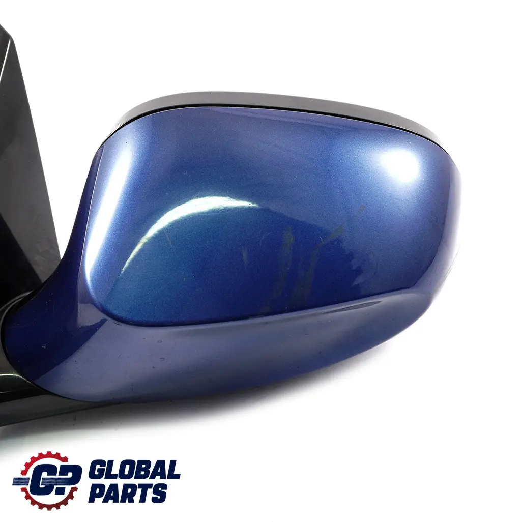 BMW 1 E81 E82 E88 M Sport Heated Left Wing Mirror N/S Le Mans Blau Blue 381