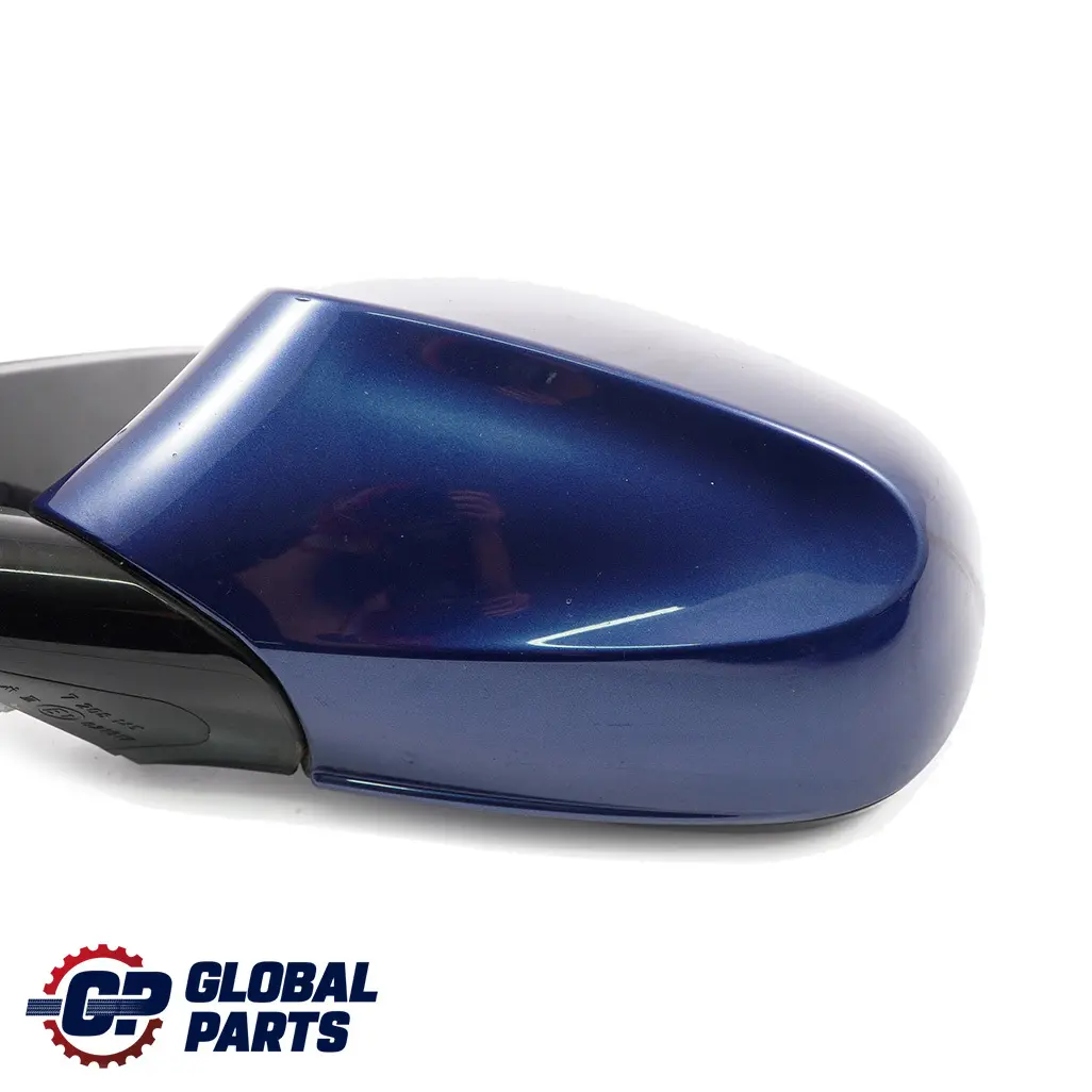 BMW 1 E81 E82 E88 M Sport Heated Left Wing Mirror N/S Le Mans Blau Blue 381