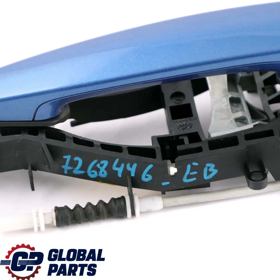 BMW 1 2 Series F21 F22 Left Door N/S Complete Grab Handle Estoril Blau Metallic