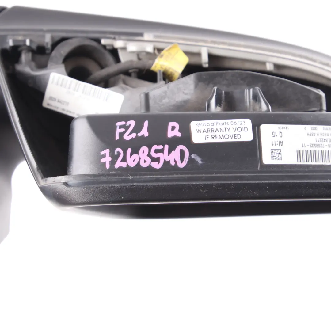 Wing Mirror BMW F21 F22 F23 Door Right O/S Heated Outside 6 Pins 7268540