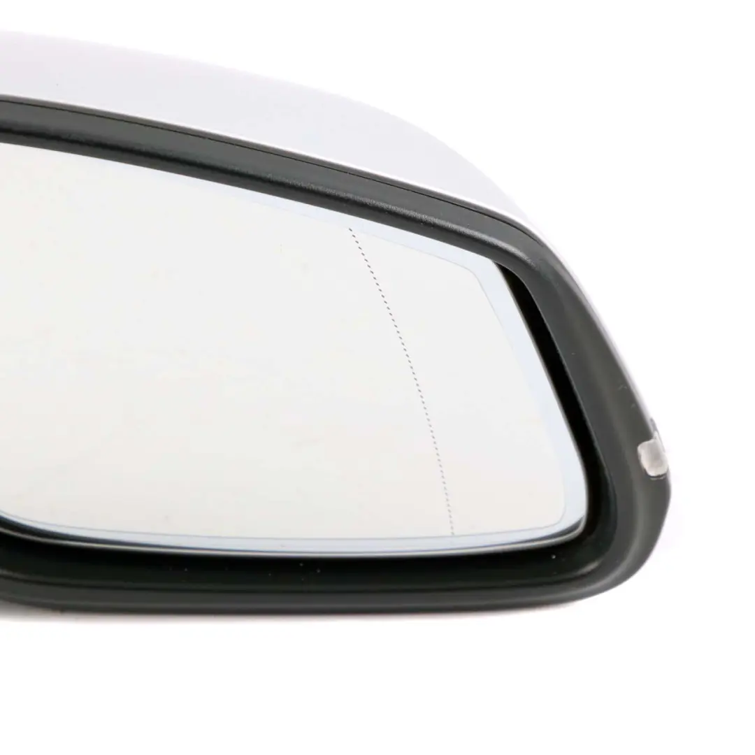 Wing Mirror BMW F21 F22 Door Right Power Fold O/S Auto Dip Glacier Silber Silver