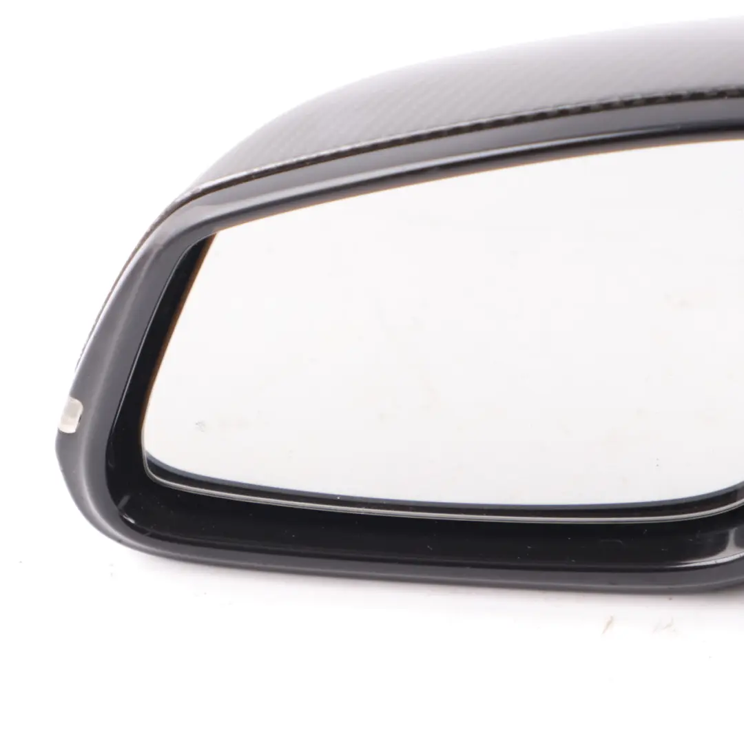 Wing Mirror BMW F21 F22 Door Left N/S High Gloss 6 Pins Outside Heated Carbon