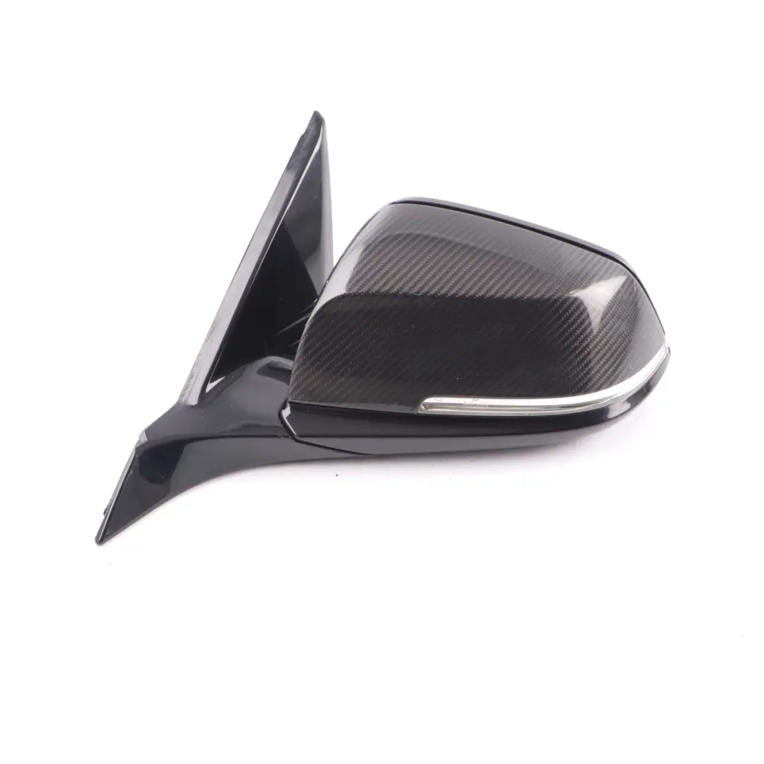 Wing Mirror BMW F21 F22 Door Left N/S High Gloss 6 Pins Outside Heated Carbon