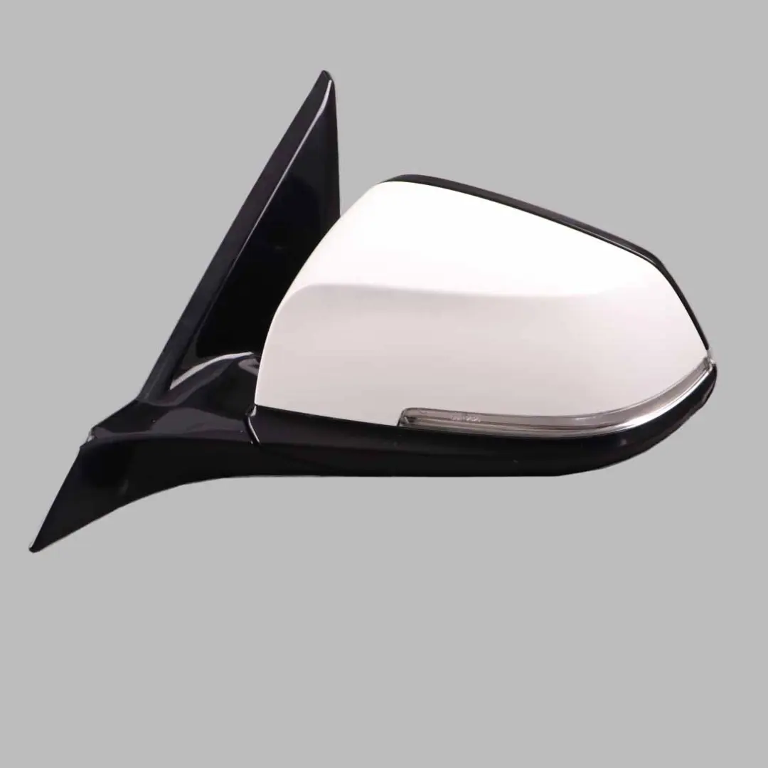 Wing Mirror BMW F21 F22 Door Left N/S High Gloss Heated Alpine White 300