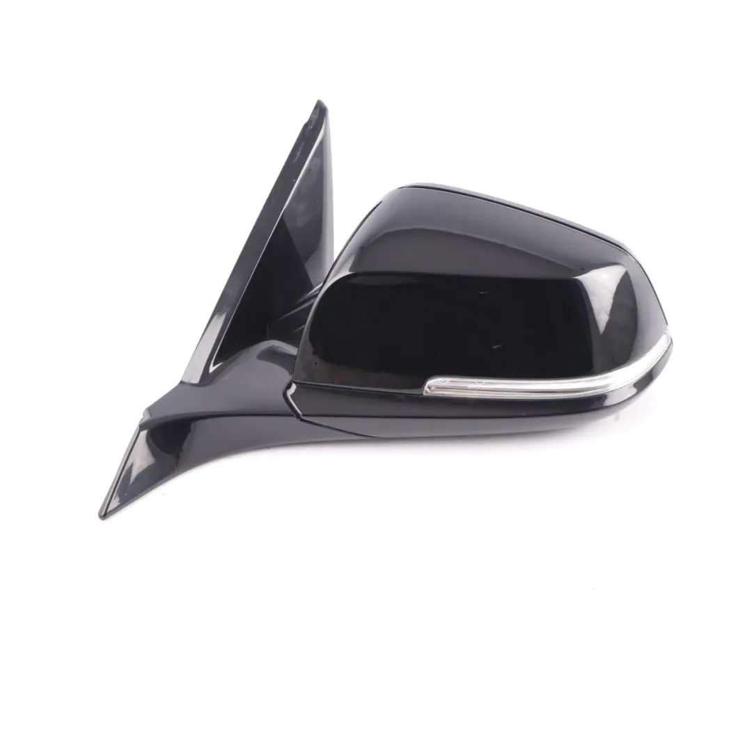 Wing Mirror BMW F21 F22 Left N/S High Gloss Outside Black Sapphire Metallic 475