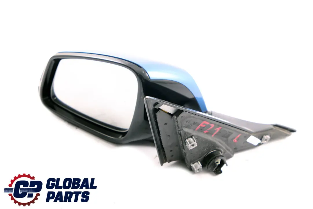 BMW 1 2 Series F21 F22 Left Wing Mirror N/S High Gloss Estorilblau Blue B45