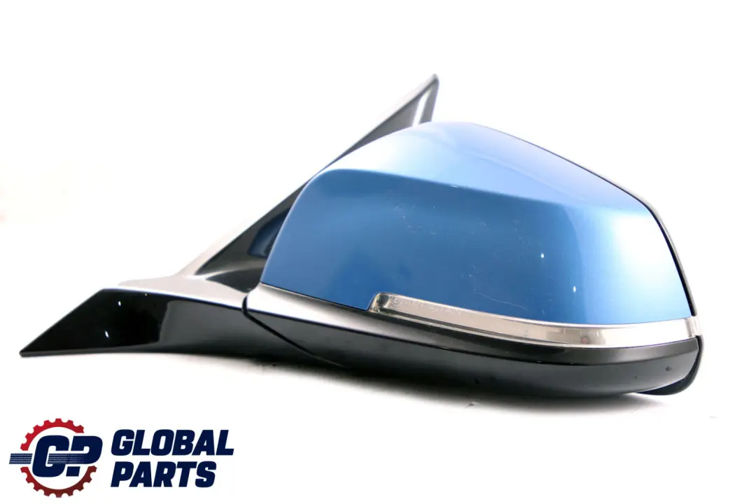 BMW 1 2 Series F21 F22 Left Wing Mirror N/S High Gloss Estorilblau Blue B45