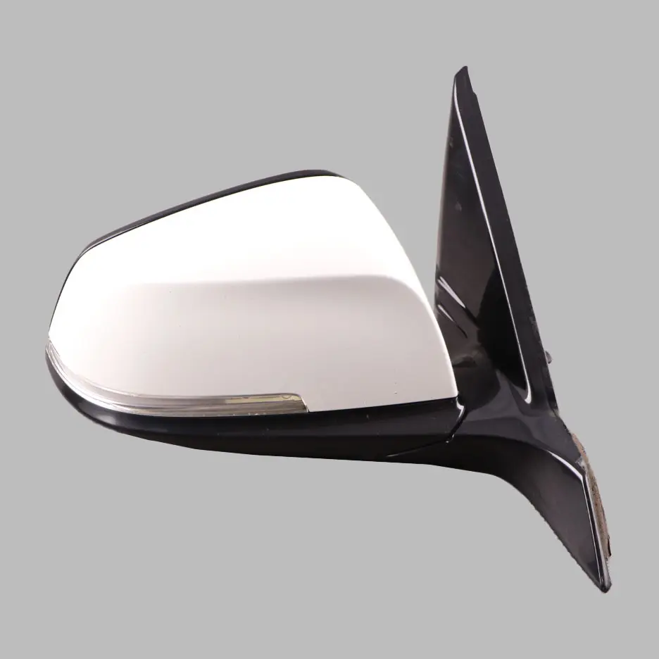 BMW F21 F22 Wing Mirror Right O/S High Gloss Heated Alpinweiss Alpine White 300