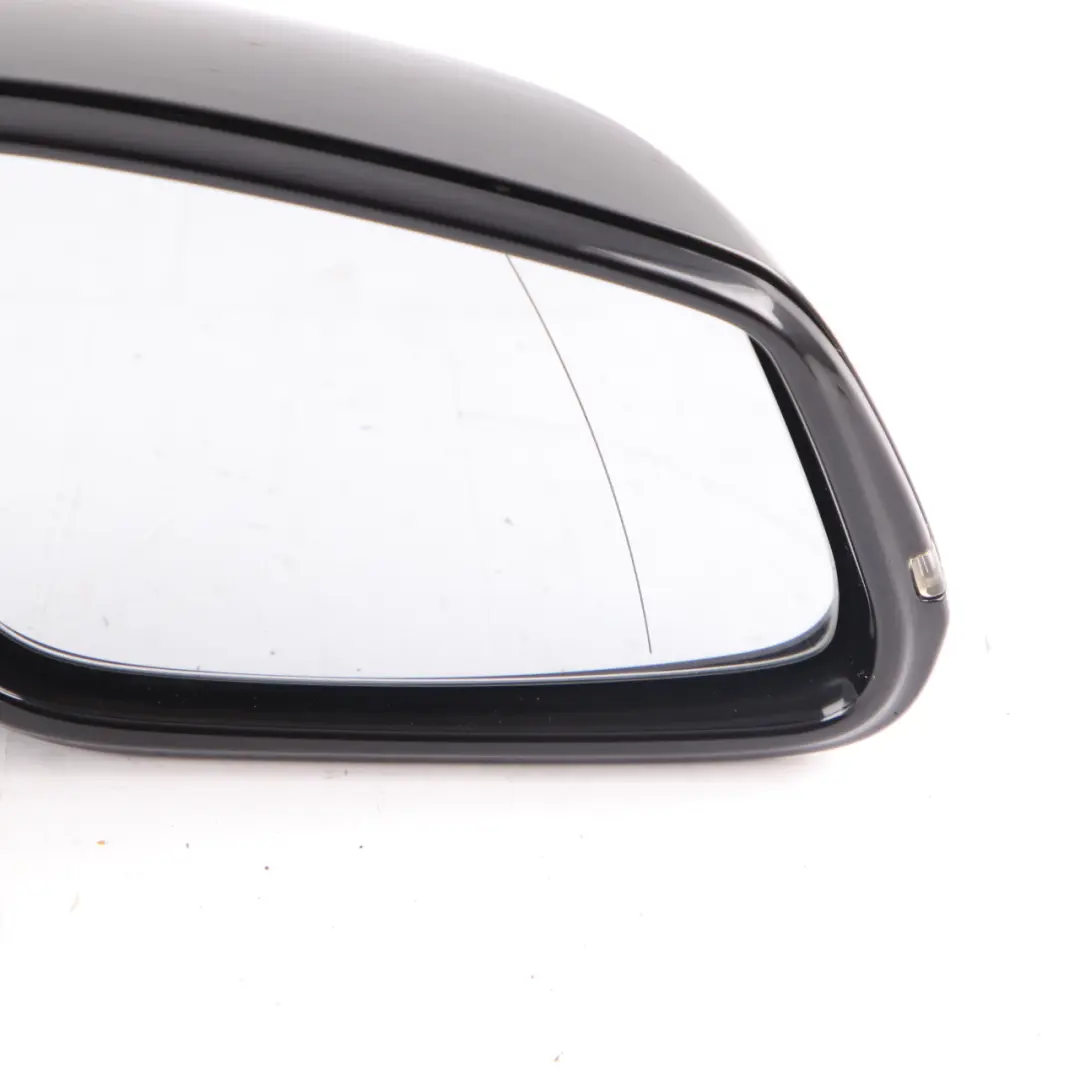 Wing Mirror BMW F21 F22 Right O/S High Gloss Heated Black Sapphire 475 6 Pins