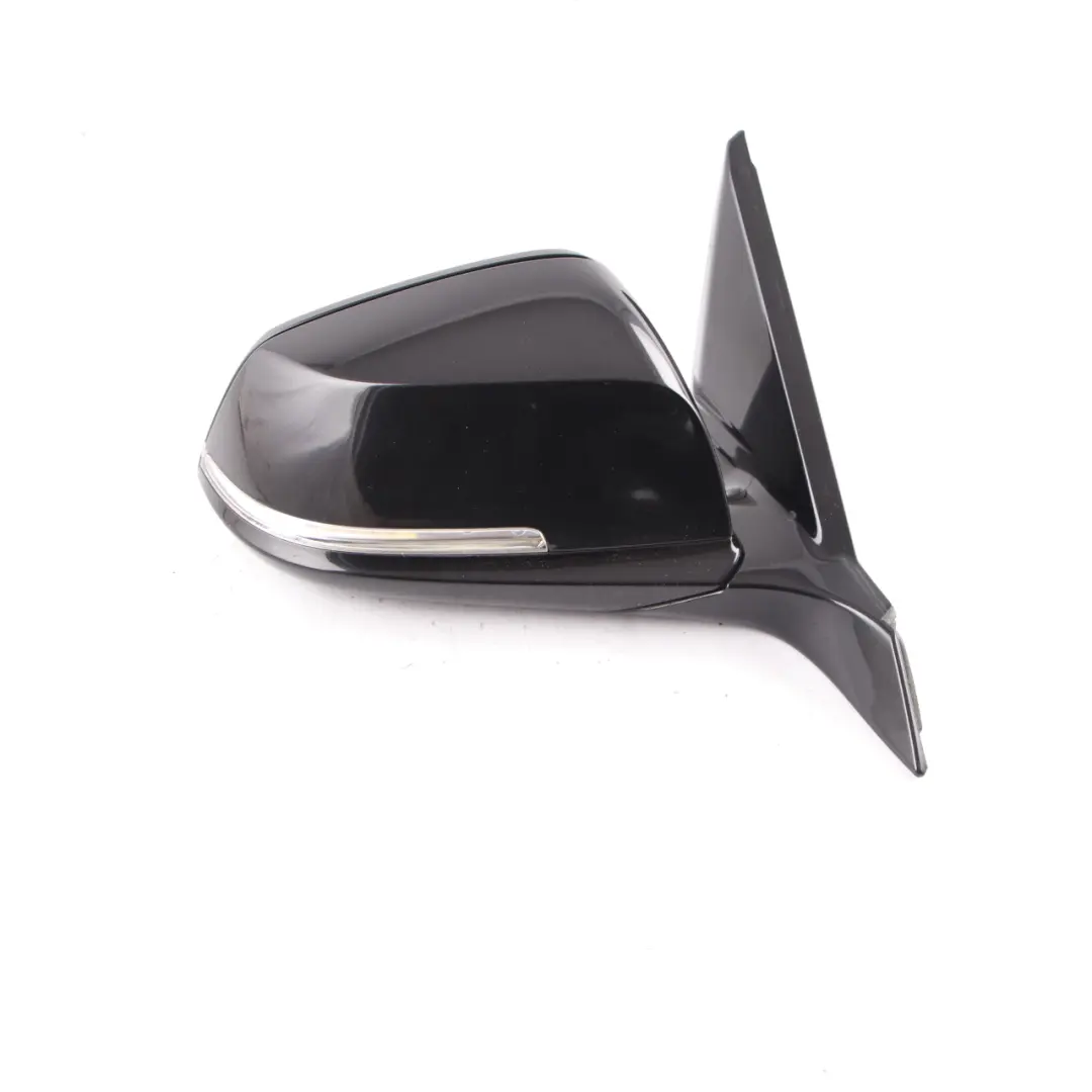 Wing Mirror BMW F21 F22 Right O/S High Gloss Heated Black Sapphire 475 6 Pins