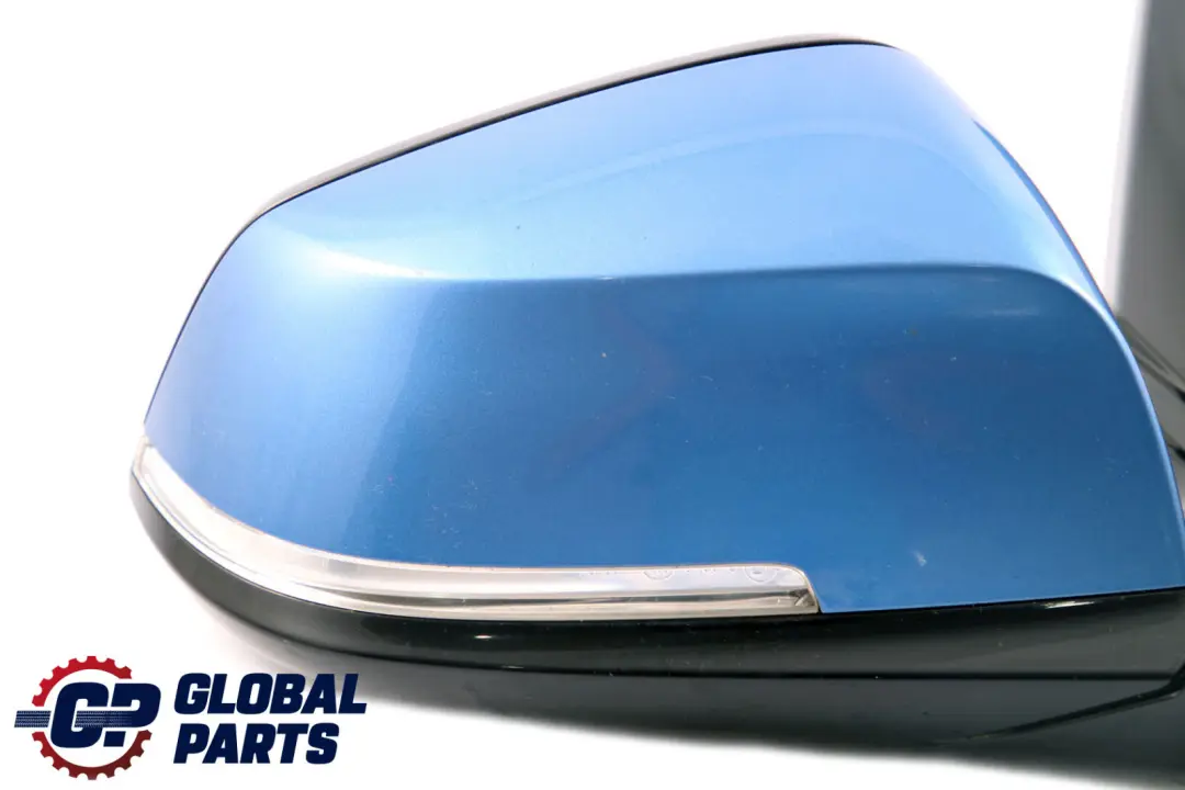 BMW 1 2 Series F21 F22 Right Wing Mirror O/S High Gloss Estorilblau Blue B45