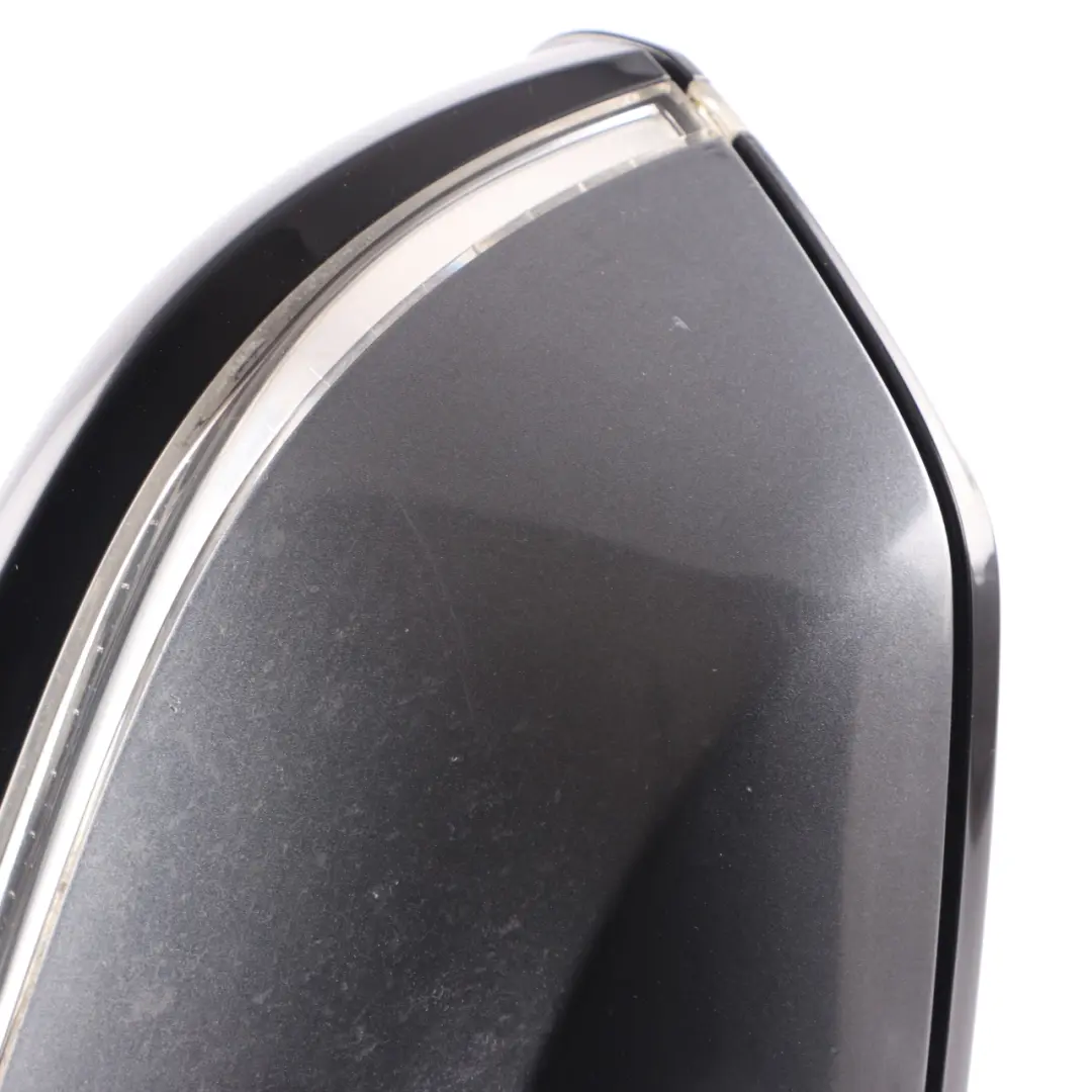 Wing Mirror BMW F21 F22 Right O/S High Gloss Heated Mineral Grey - B39 6 Pins