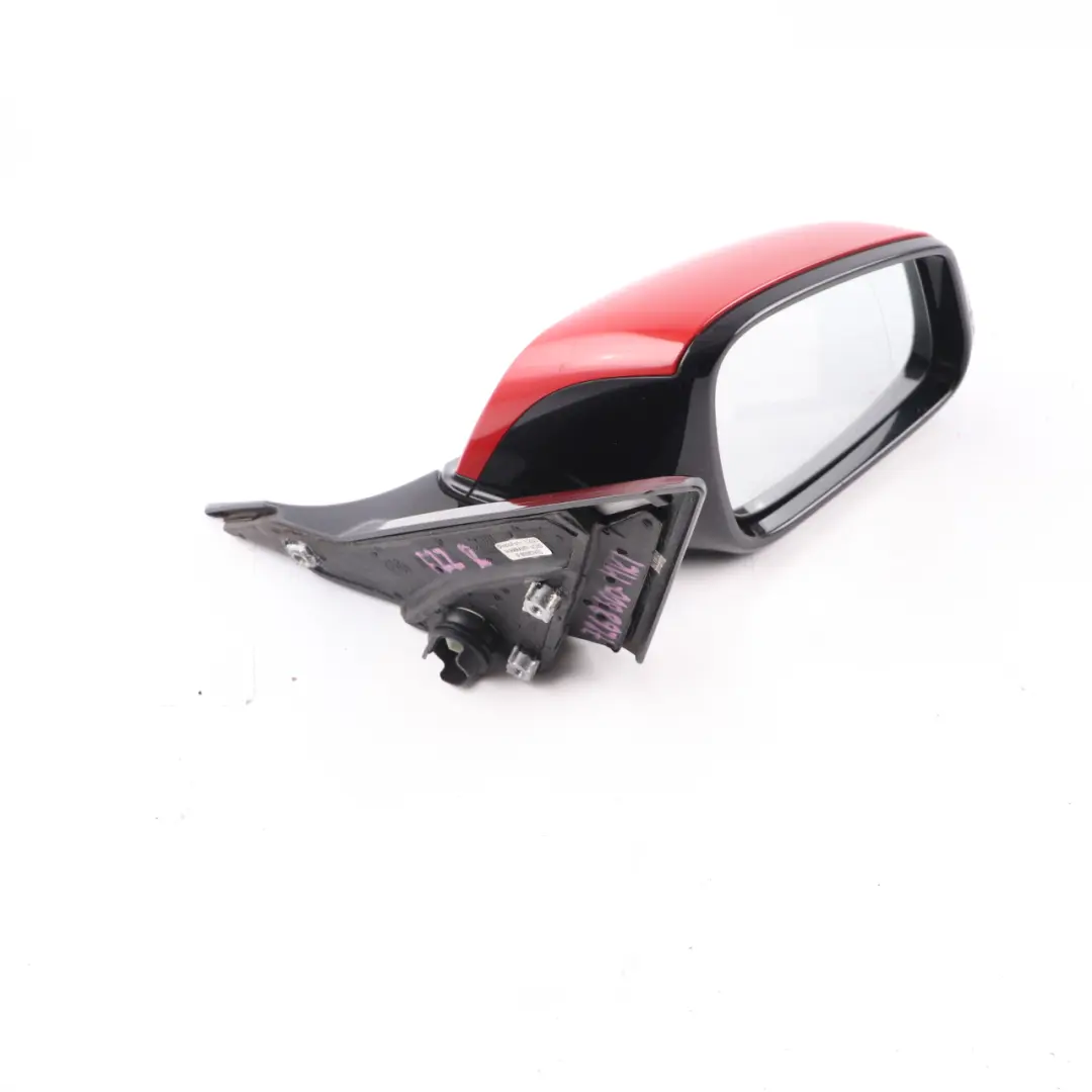 BMW F21 F22 F87 Wing Mirror Right O/S Heated Shadow Line Melbourne Red - A75