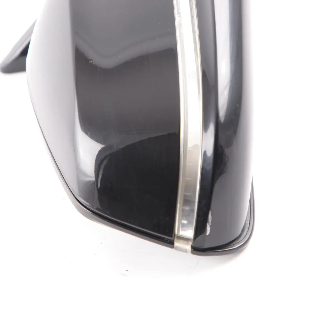 BMW F21 F22 Right Wing Mirror O/S High Gloss Schwarz 2 Black - 668