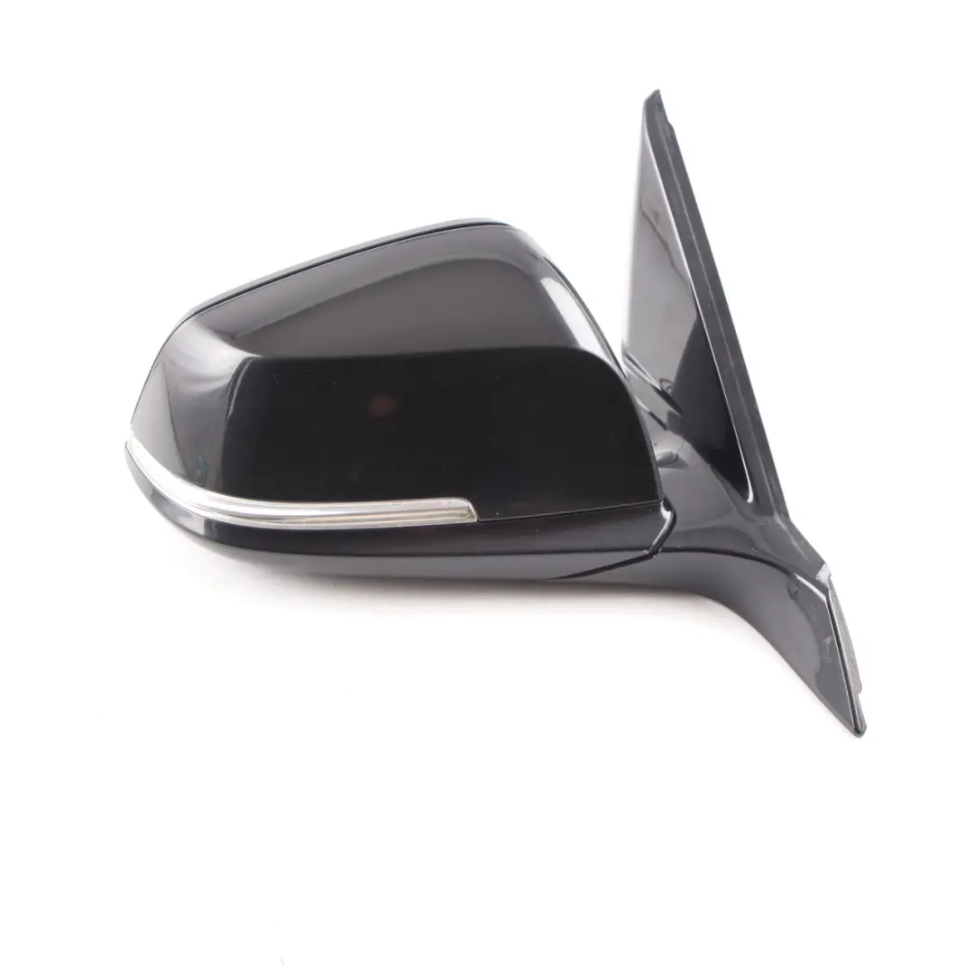 BMW F21 F22 Right Wing Mirror O/S High Gloss Schwarz 2 Black - 668