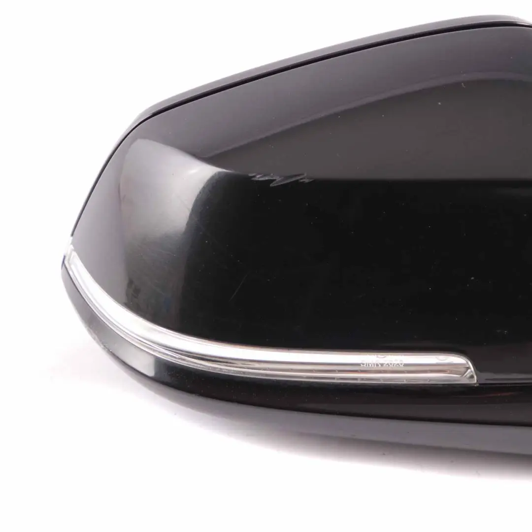 Wing Mirror BMW F21 F22 Auto Dip High Gloss Right O/S Black Sapphire Metallic