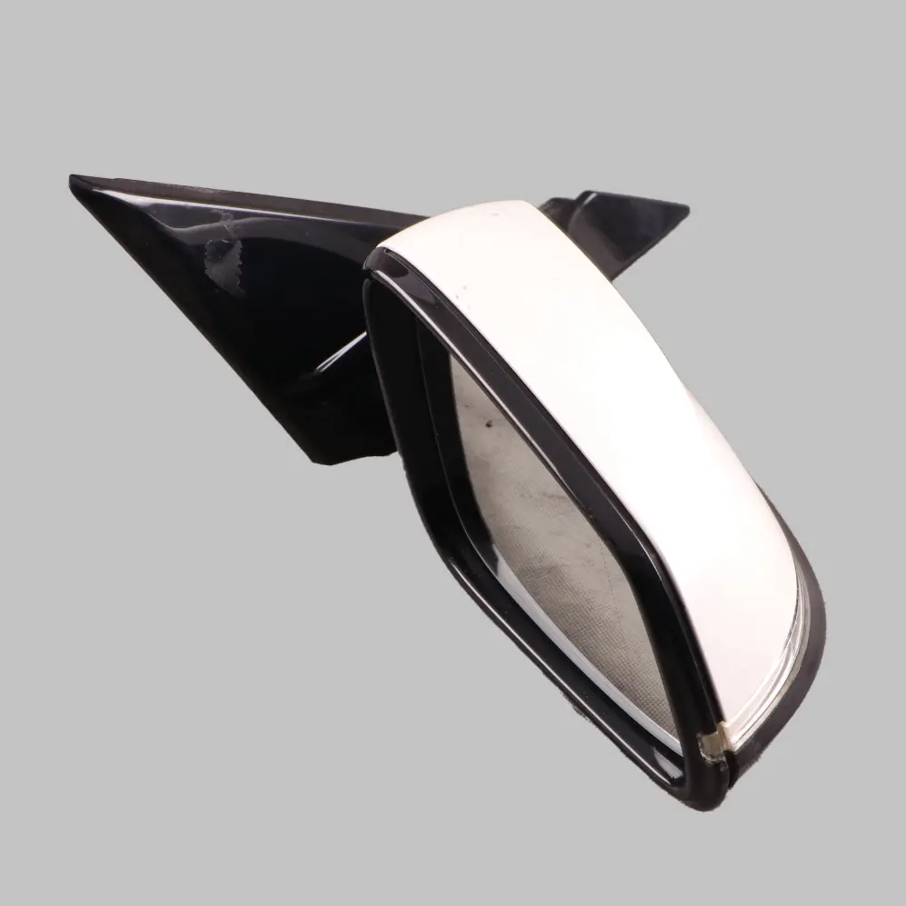 Wing Mirror BMW F21 F22 Right O/S Heated Auto Dip High Gloss  Mineral White -A96