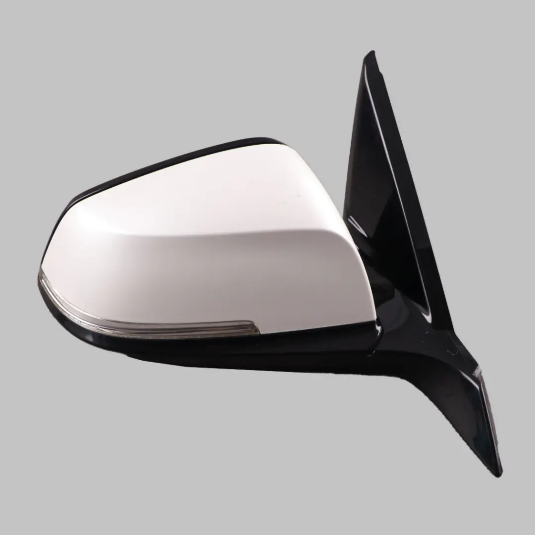 Wing Mirror BMW F21 F22 Right O/S Heated Auto Dip High Gloss  Mineral White -A96