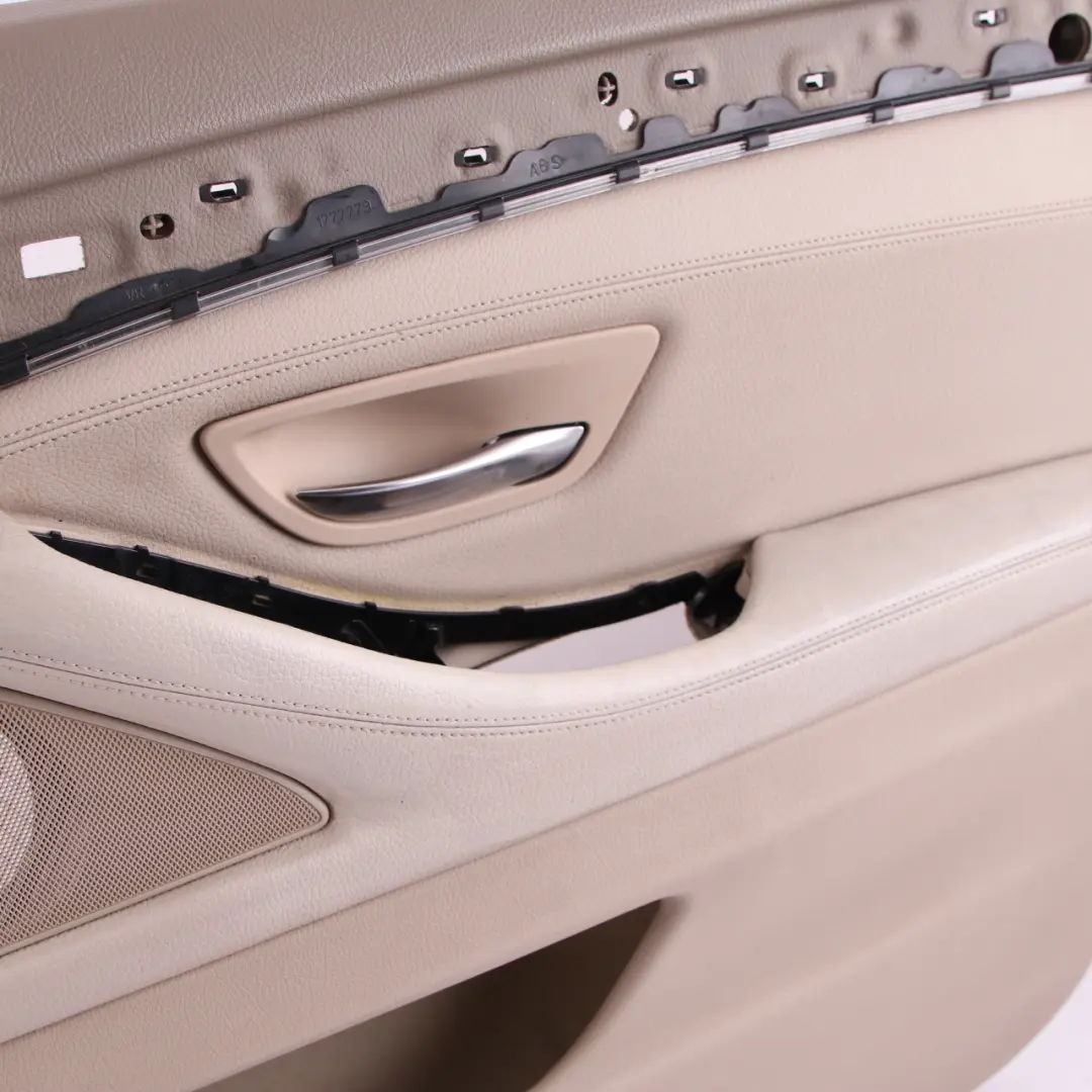 BMW F10 F11 Door Card Front Right O/S Lining Panel Leather Dakota Oyster