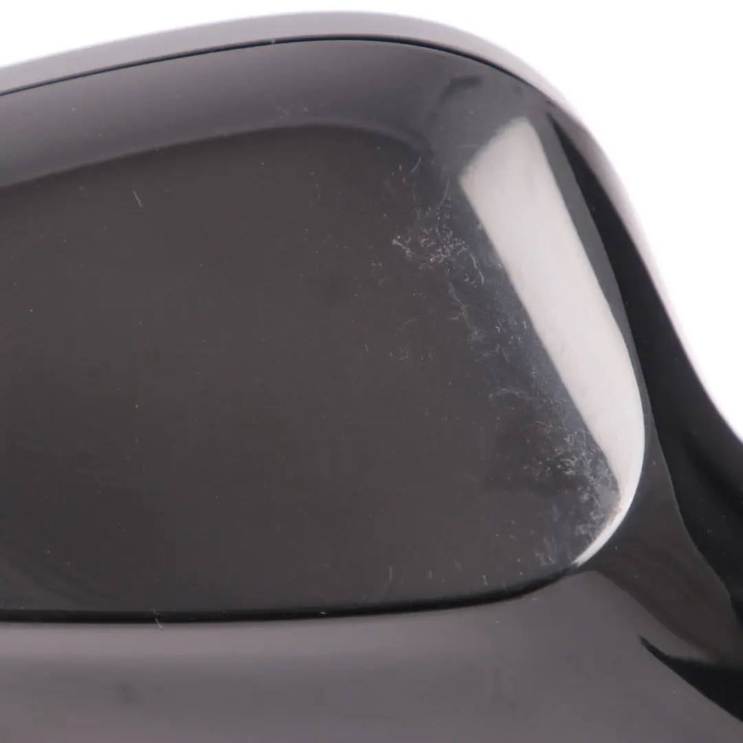 BMW E87 LCI Power Fold Heated Right Wing Mirror O/S Black Sapphire 475