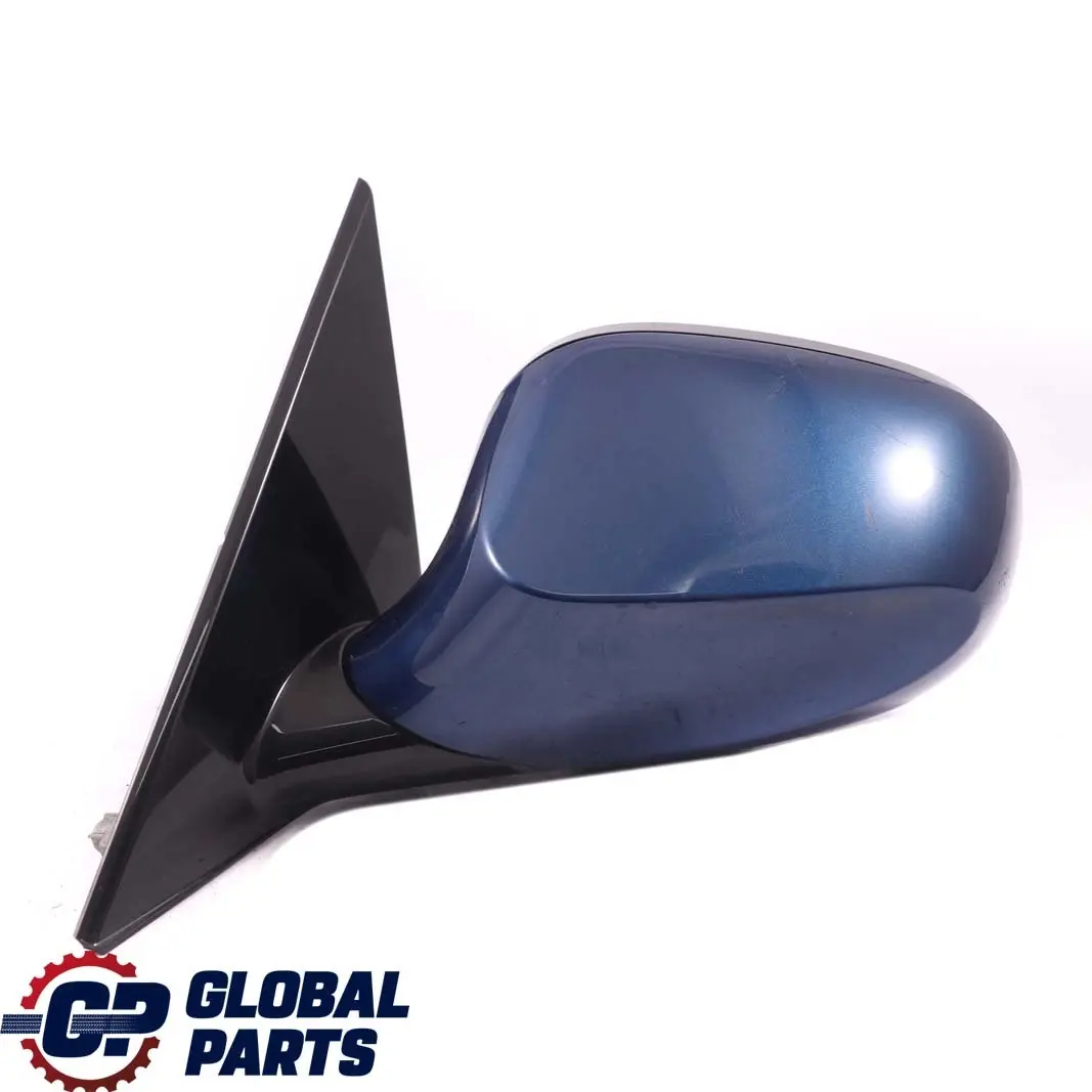 BMW 1 E87 LCI Power Fold High Gloss Left Wing Mirror N/S Le Mans Blau Blue 381