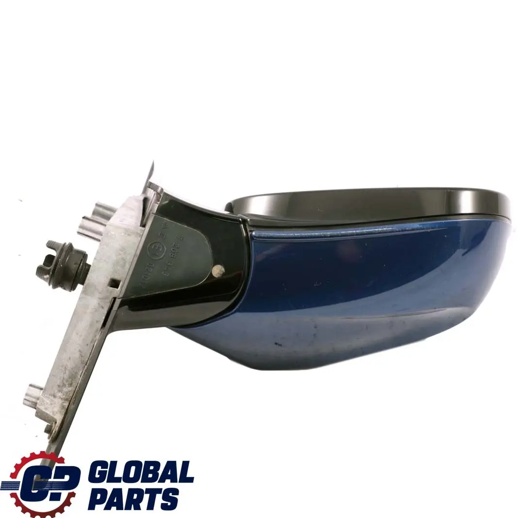 BMW 1 E87 LCI Power Fold High Gloss Right Wing Mirror O/S Le Mans Blau Blue 381