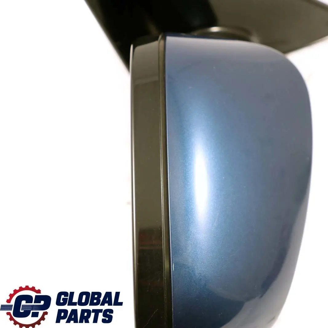 BMW 1 E87 LCI Power Fold High Gloss Right Wing Mirror O/S Le Mans Blau Blue 381