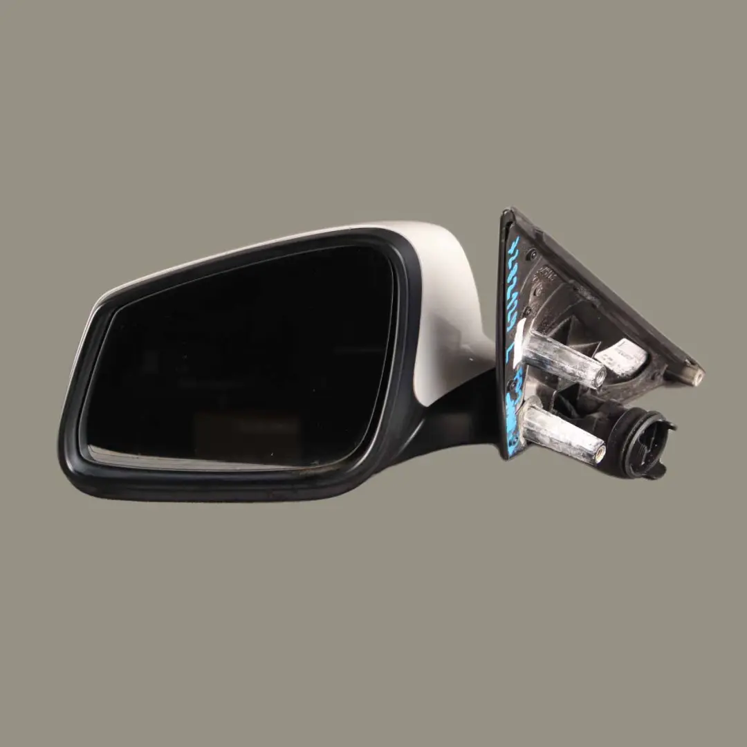 Wing Mirror BMW F01 F02 Heated Auto Dip Left N/S Mineralweiss Mineral White A96