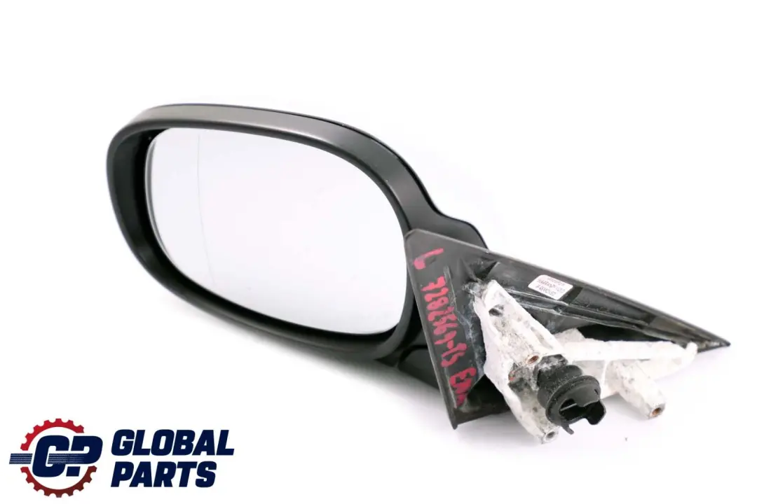 BMW 3 Series E90 E91 LCI Power Fold Left Wing Mirror N/S Titansilber Silver 354