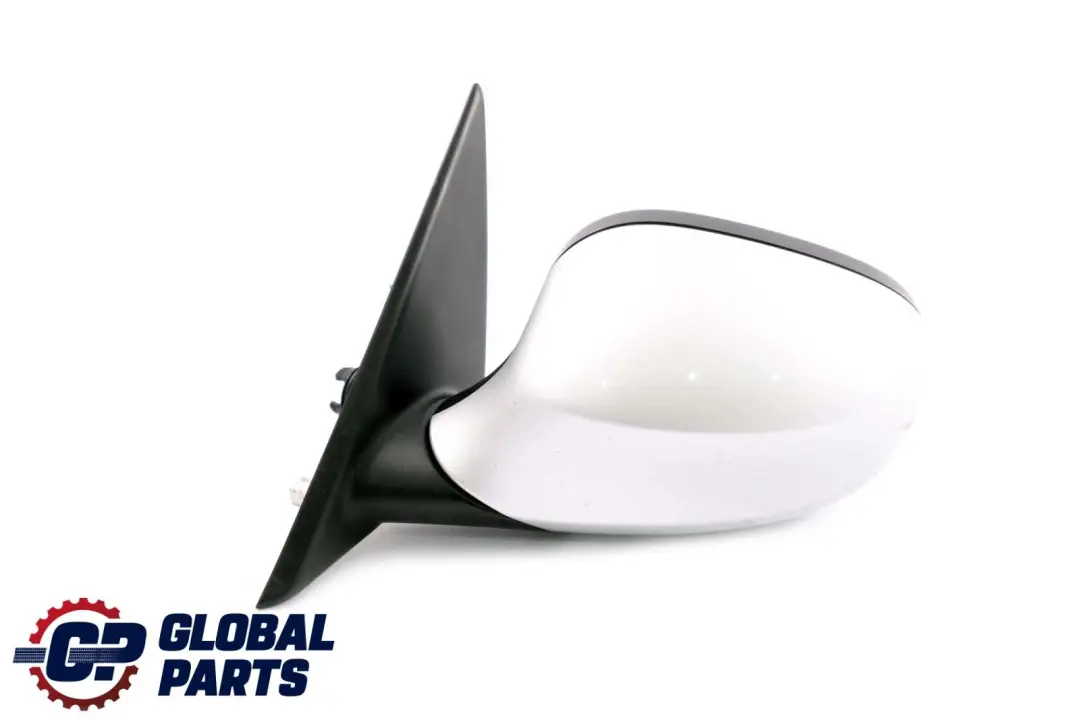 BMW 3 Series E90 E91 LCI Power Fold Left Wing Mirror N/S Titansilber Silver 354