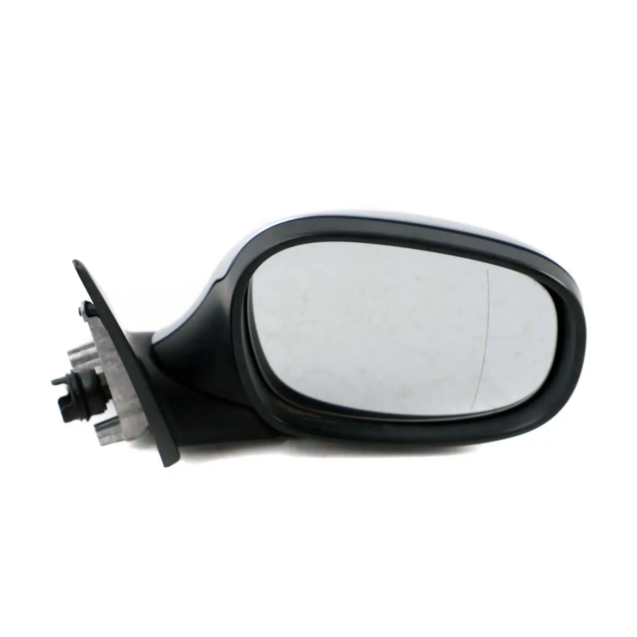 BMW 3 E90 E91 LCI Power Fold Right Wing Mirror O/S Bluewater Metallic 896