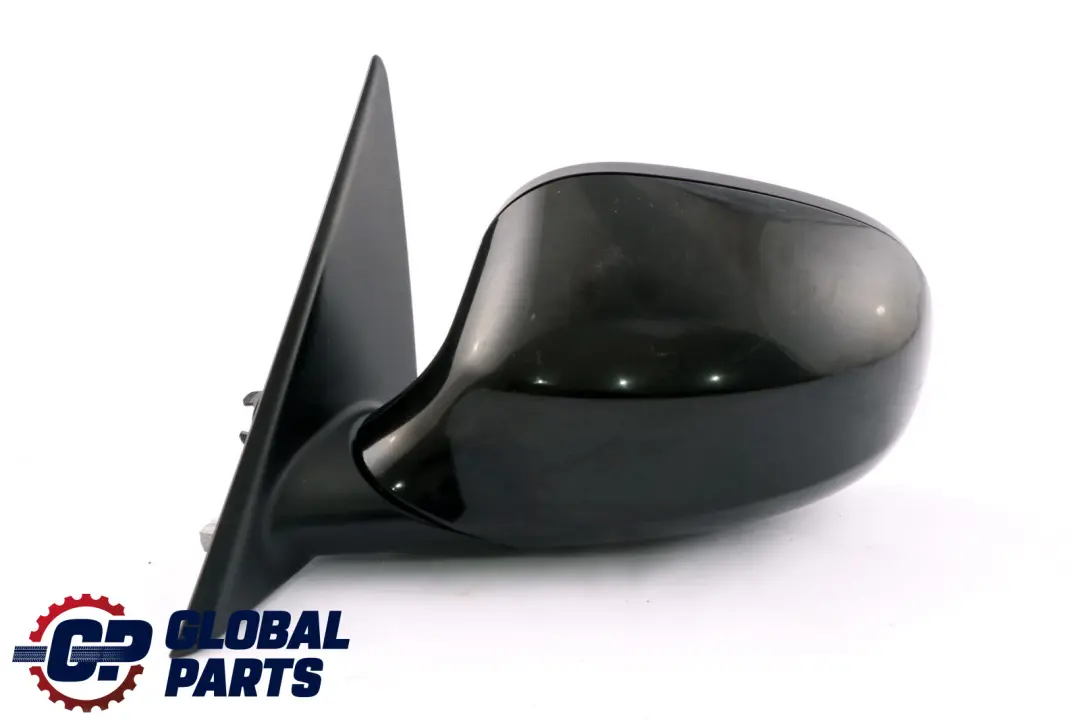 BMW 3 Series E90 E91 LCI Power Fold Auto Dip Left Wing Mirror N/S Schwarz Black