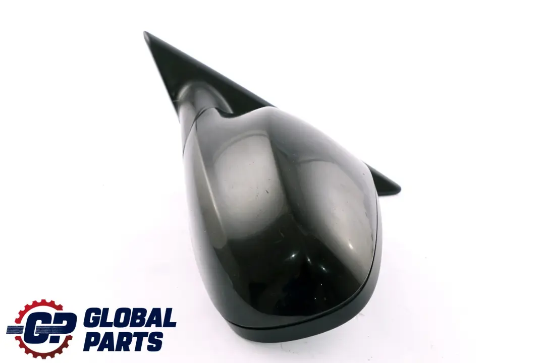 BMW 3 Series E90 E91 LCI Power Fold Auto Dip Left Wing Mirror N/S Schwarz Black