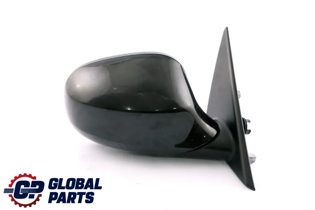 BMW 3 Series E90 E91 LCI Power Fold Auto Dip Right Wing Mirror O/S Schwarz Black