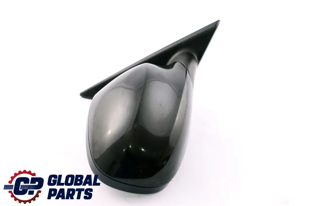 BMW 3 Series E90 E91 LCI Power Fold Auto Dip Right Wing Mirror O/S Schwarz Black