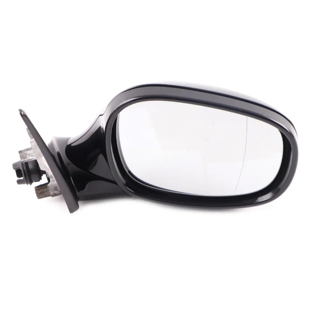 Wing Mirror BMW E90 E91 LCI M Sport Power Fold Right O/S 3 Pins Black Sapphire