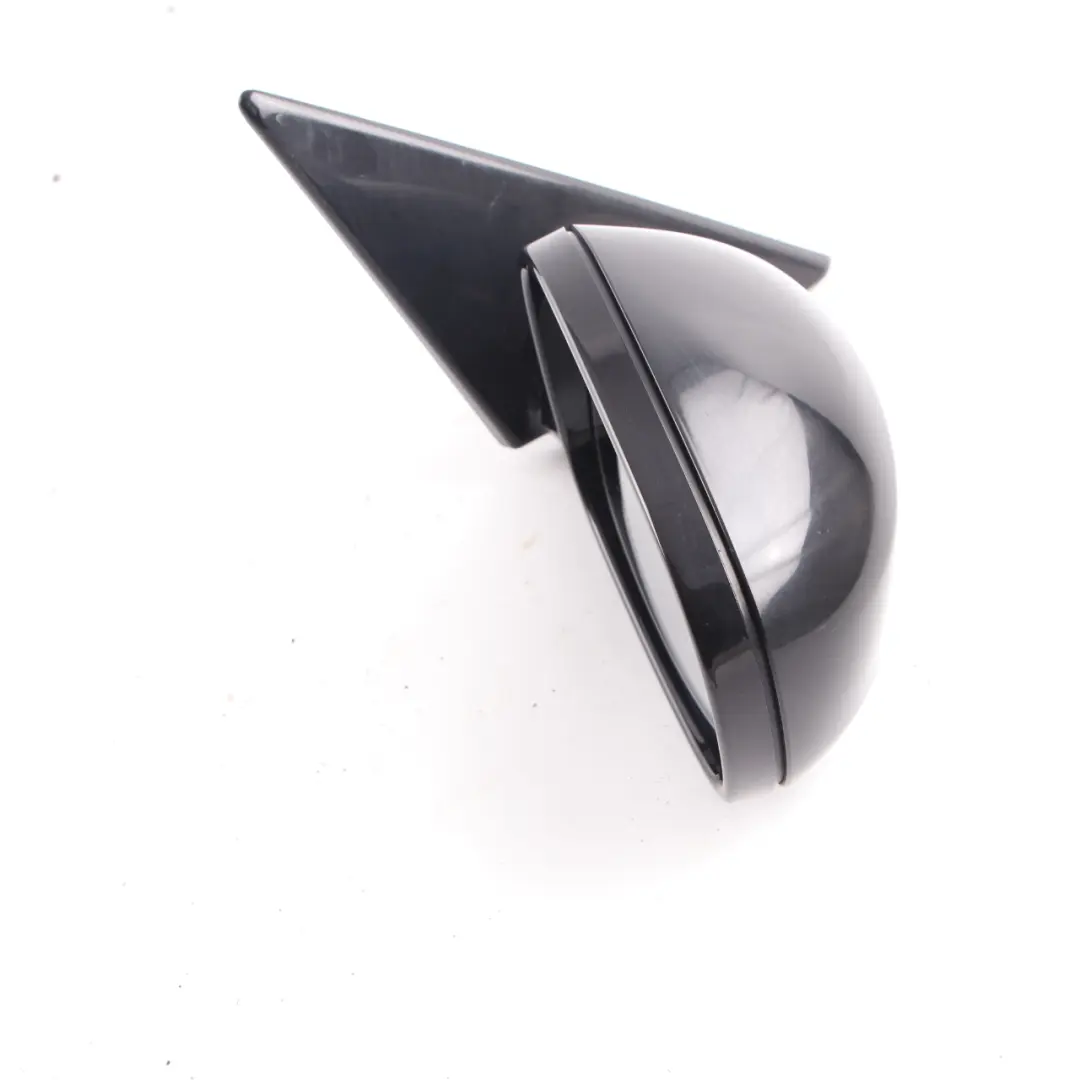 BMW E90 LCI M Sport Power Fold Right Wing Mirror O/S Black Sapphire 7282586