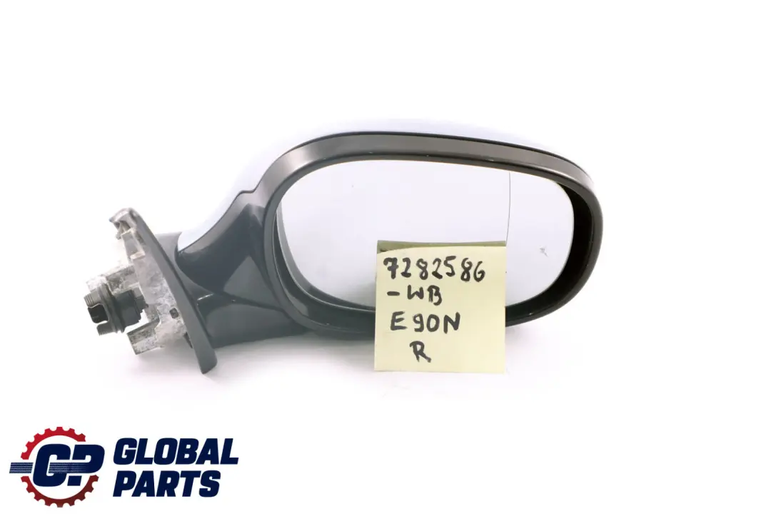 BMW 3 Series E90 E91 LCI M Sport Power Fold Right Wing Mirror O/S Bluewater 896