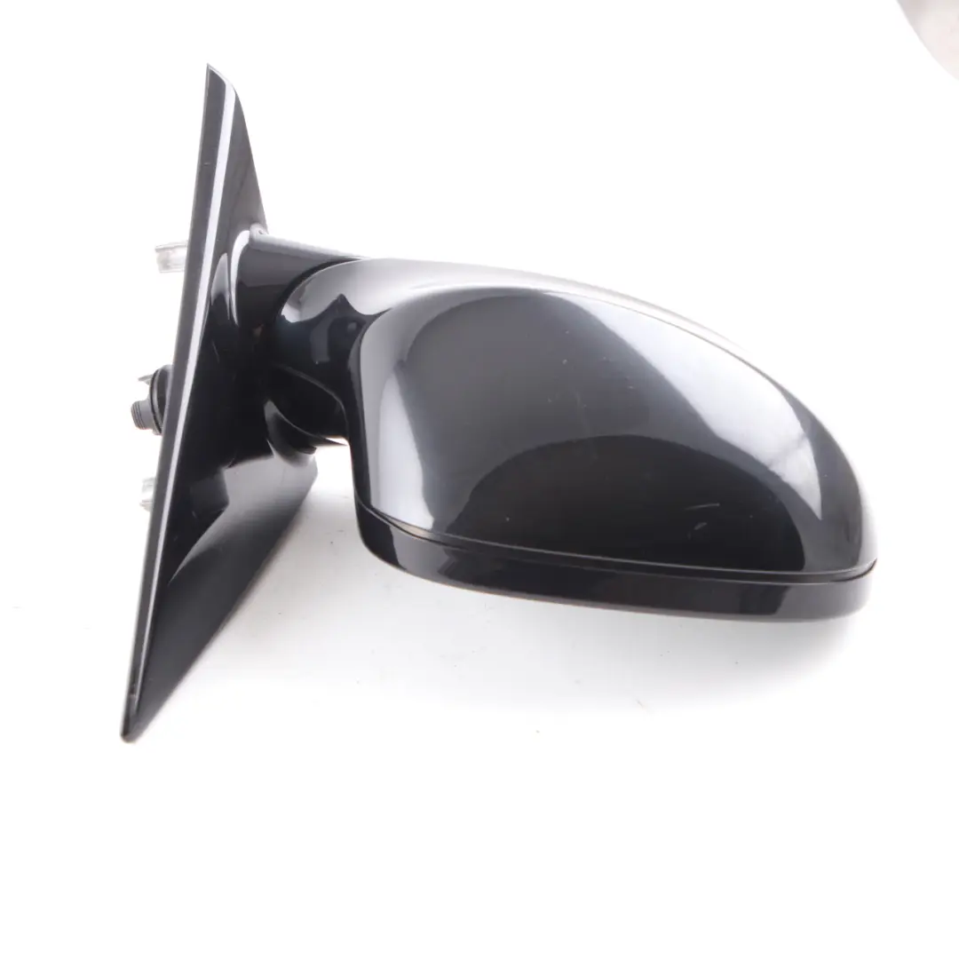 BMW E90 LCI High Gloss Auto Dip Right Wing Mirror O/S Black Sapphire - 475