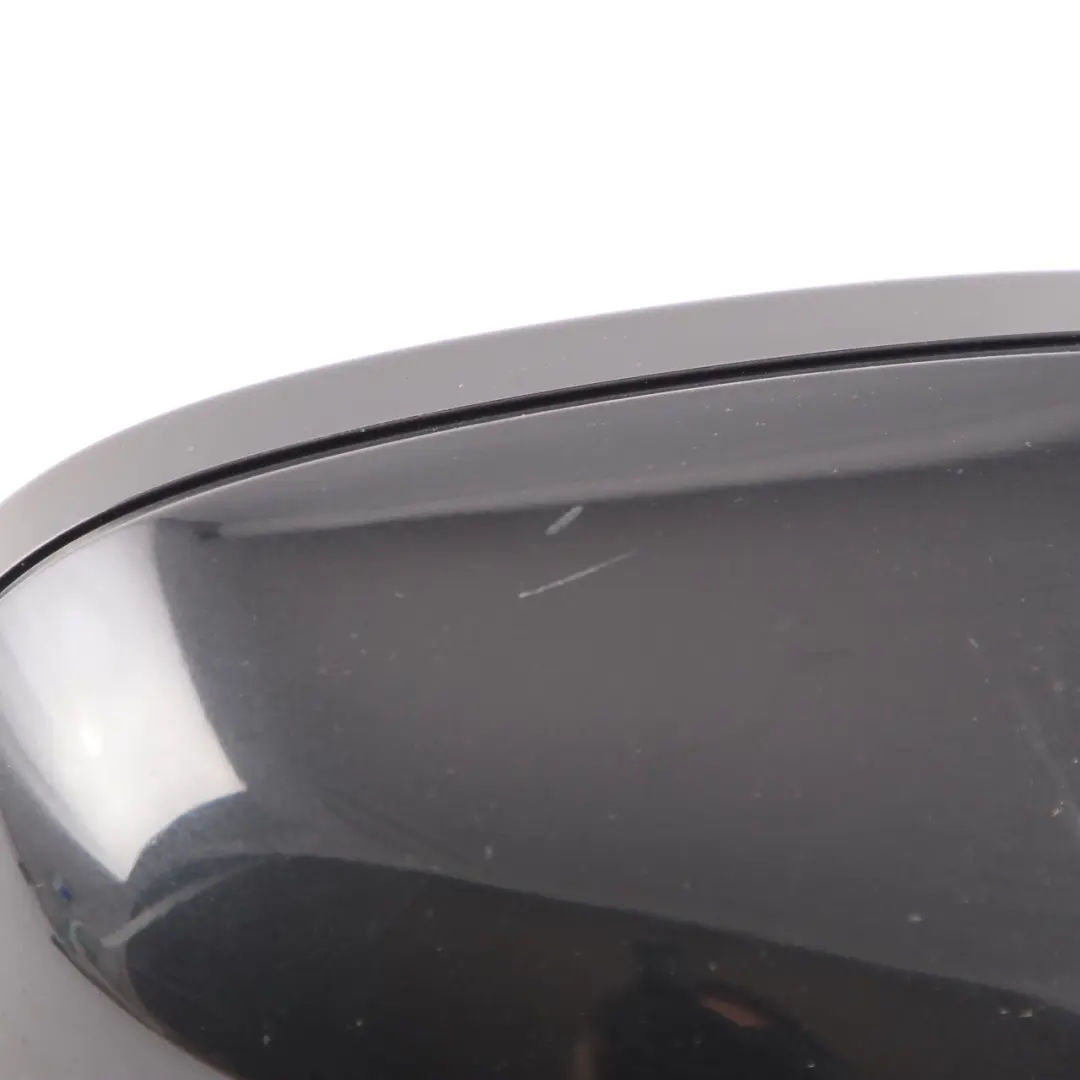 BMW E90 LCI High Gloss Auto Dip Right Wing Mirror O/S Black Sapphire - 475