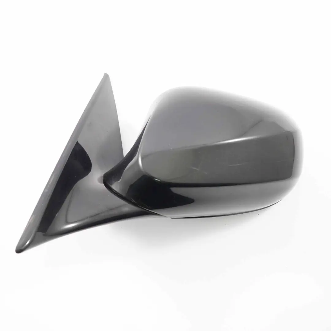 BMW E92 Wing Mirror Power Fold High Gloss Left N/S Black Sapphire 475