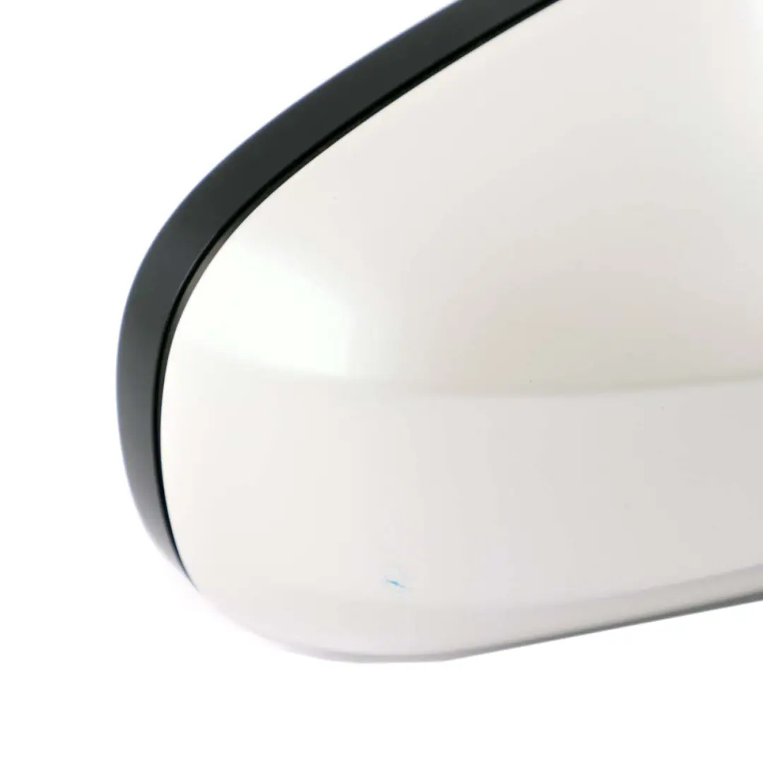 BMW 3 E92 LCI Power Fold High Gloss Right Wing Mirror O/S Mineral White A96