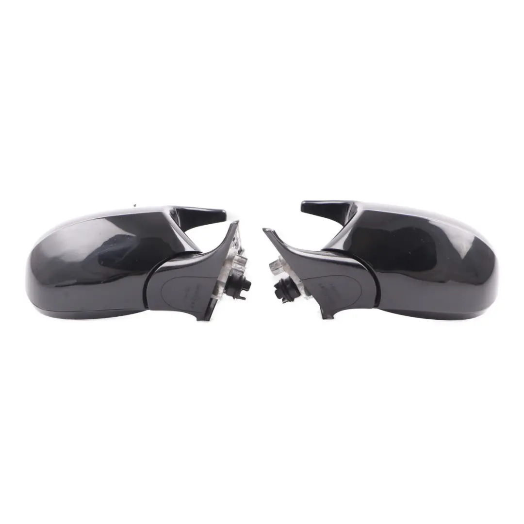 Wing Mirror BMW E92 E93 LCI Heated High Gloss Door Left Right N/O/S Black Set