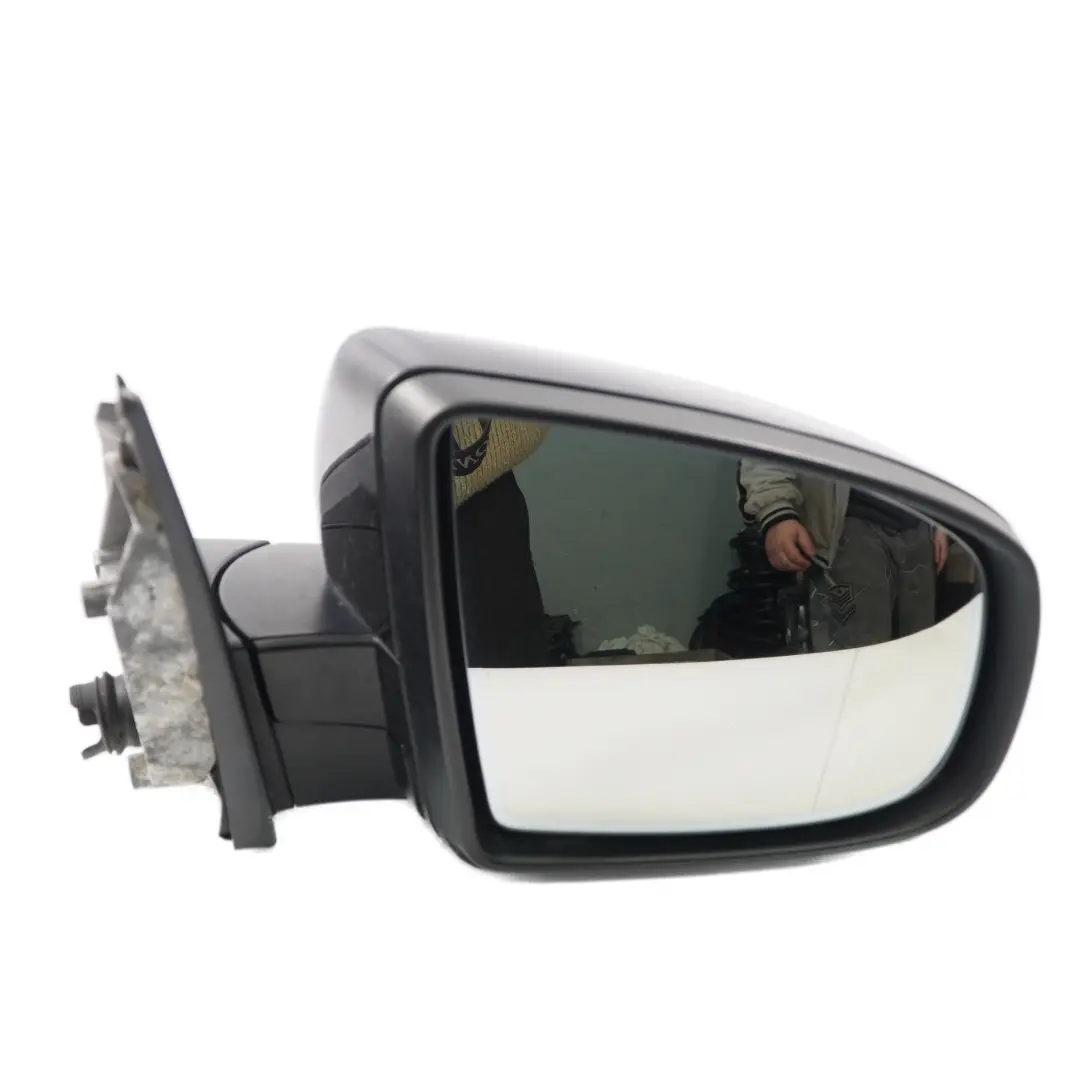 BMW X5 E70 Wing Mirror Auto Dip Heated Door Right O/S Black Sapphire - 475