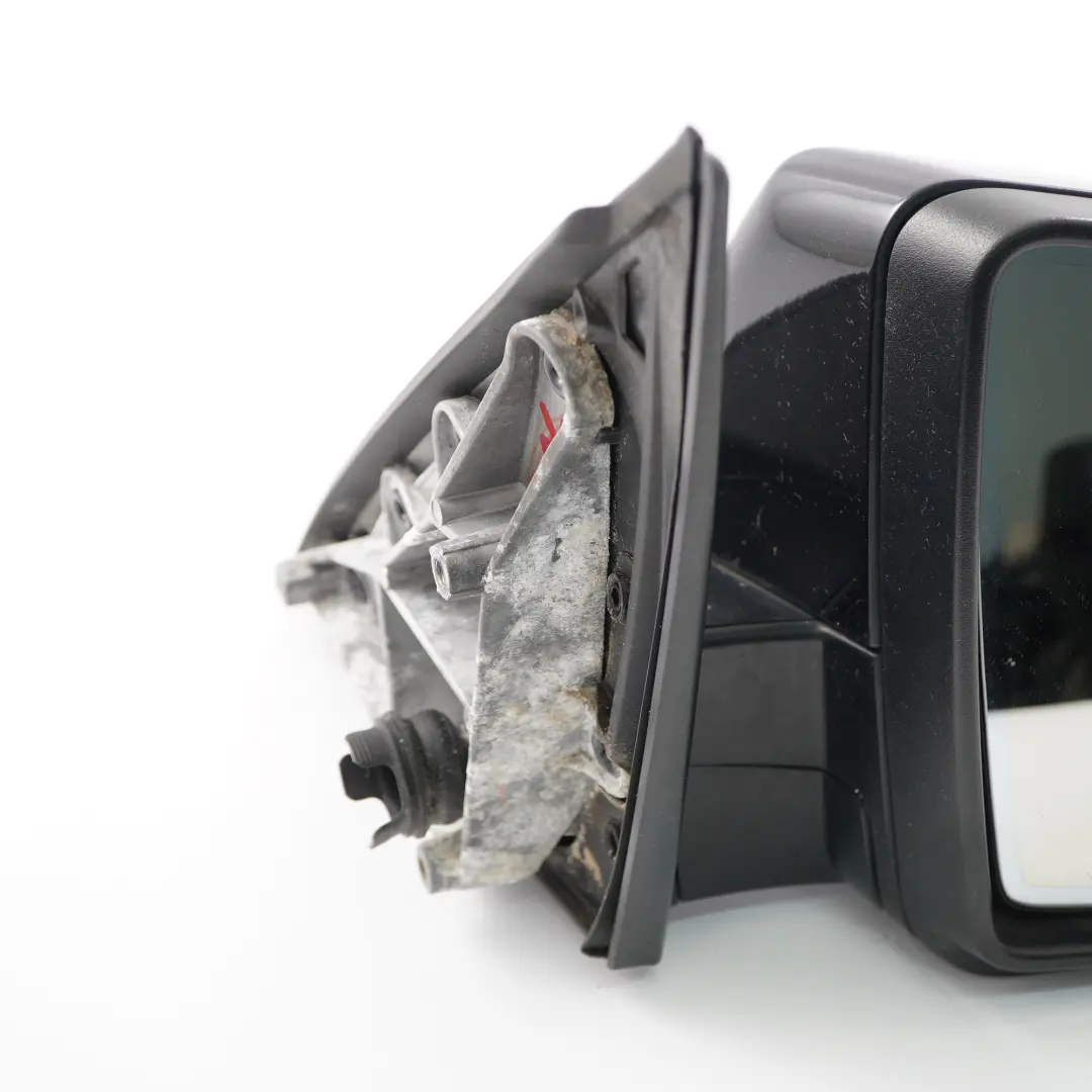 BMW X5 E70 Wing Mirror Auto Dip Heated Door Right O/S Black Sapphire - 475