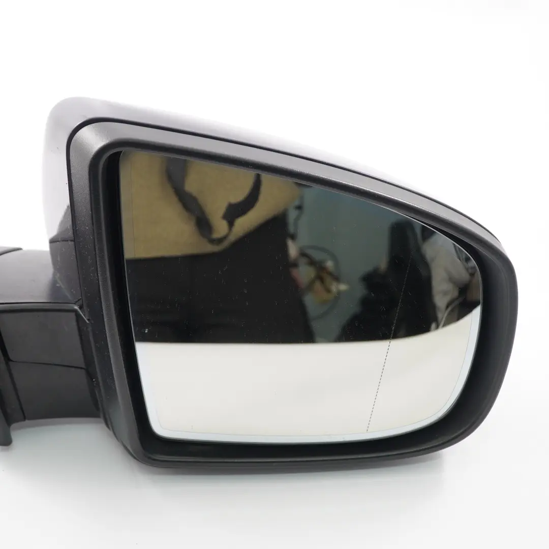 BMW X5 E70 Wing Mirror Auto Dip Heated Door Right O/S Black Sapphire - 475