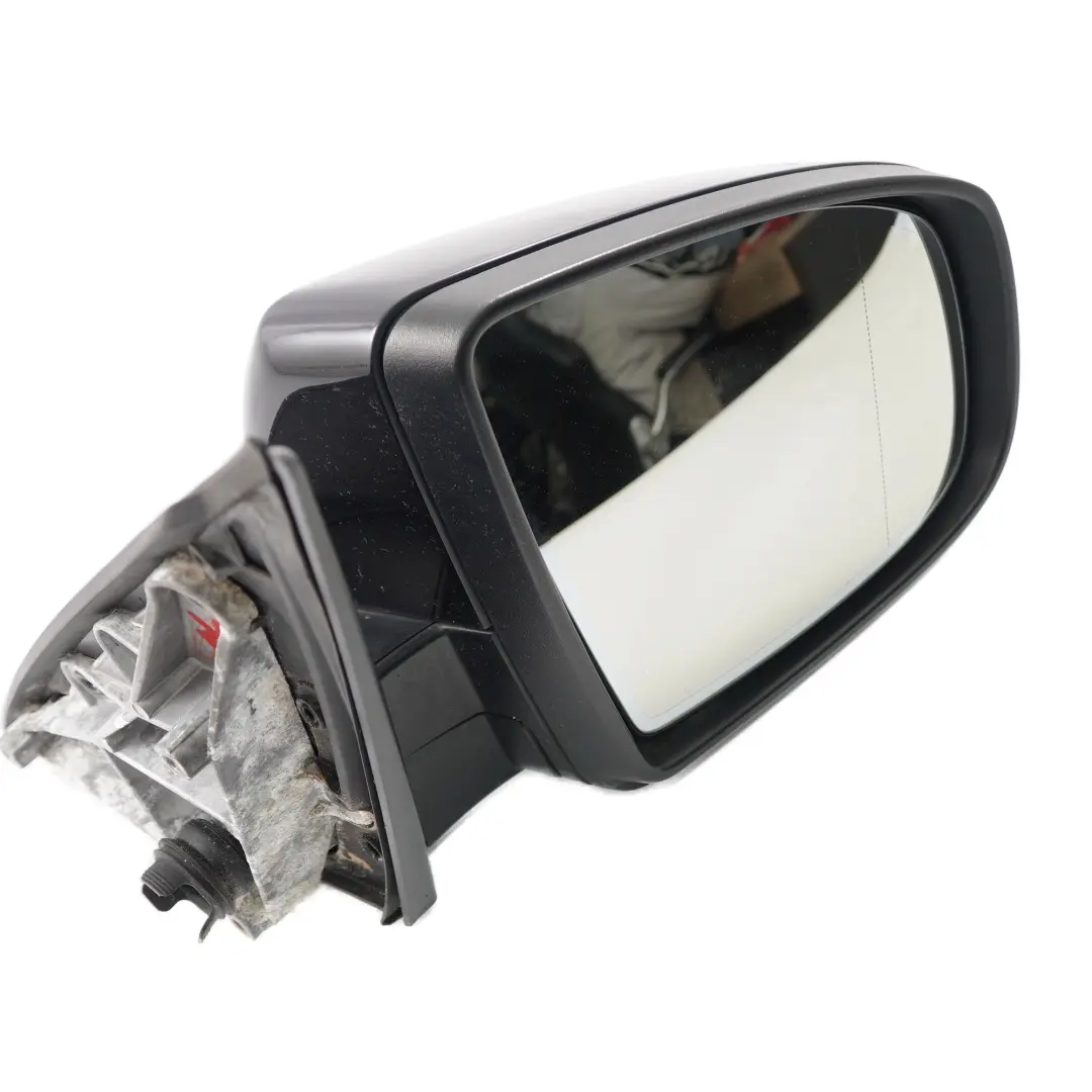 BMW X5 E70 Wing Mirror Auto Dip Heated Door Right O/S Black Sapphire - 475