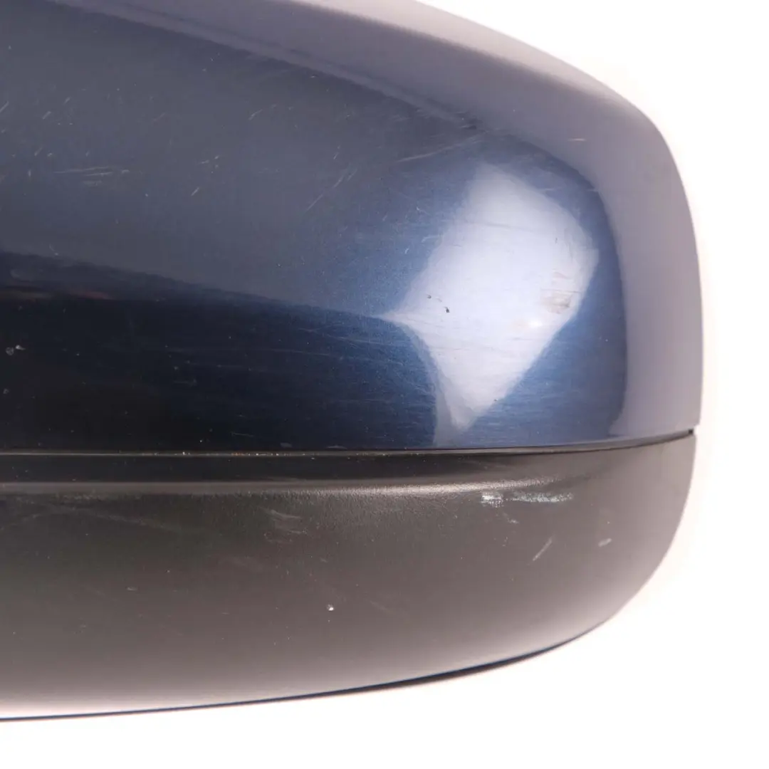 Wing Mirror Door BMW X5 E70 Outside Left Memory N/S Tiefseeblau Deep Sea Blue