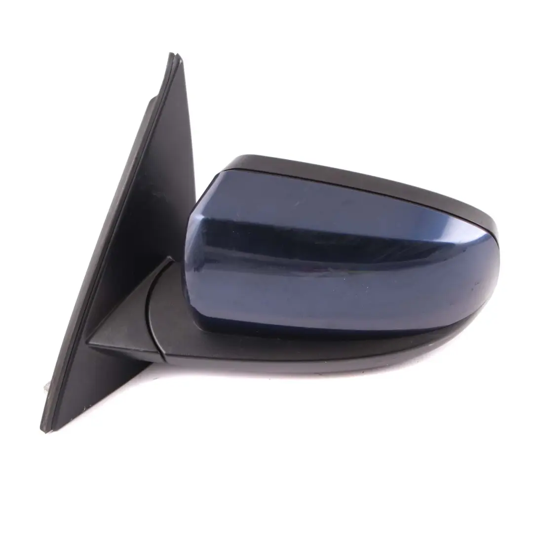 Wing Mirror Door BMW X5 E70 Outside Left Memory N/S Tiefseeblau Deep Sea Blue